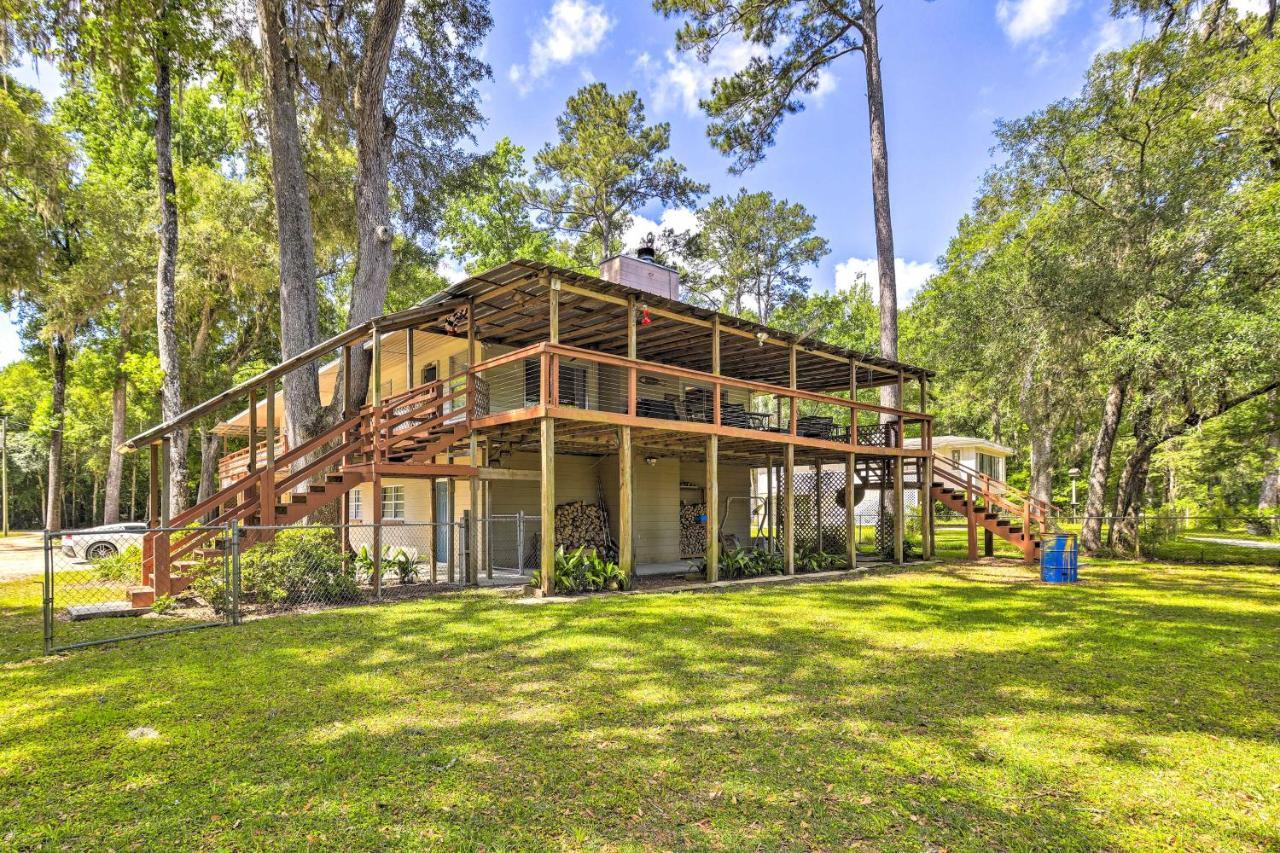 Charming Abode With Dock On The Suwannee River Bell Εξωτερικό φωτογραφία