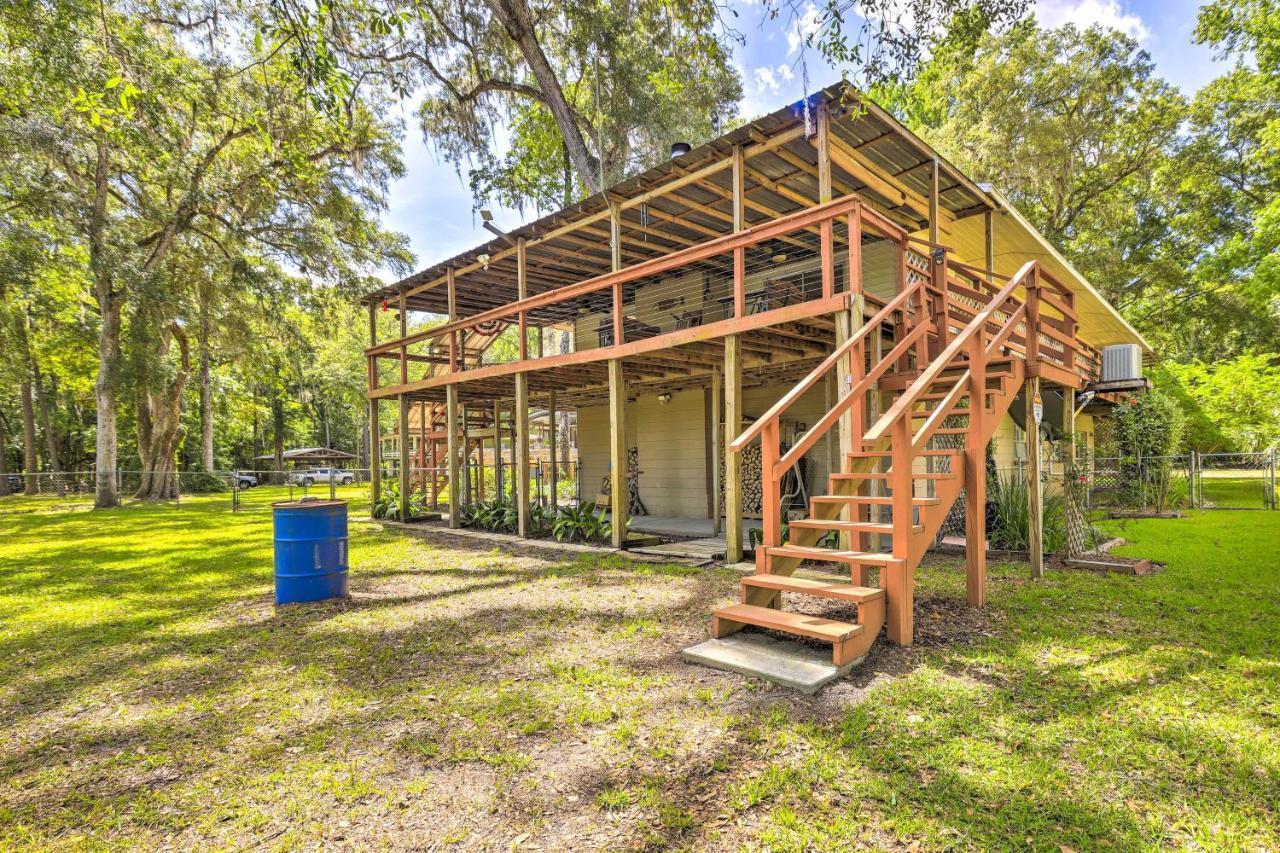 Charming Abode With Dock On The Suwannee River Bell Εξωτερικό φωτογραφία